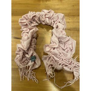 Ralph Lauren Polo Womens scarf stretchy scrunchy caterpillar Pink